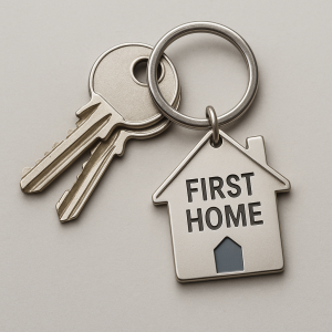 House keys symbolising first-time buyer mortgage approval with Agreement in Principle