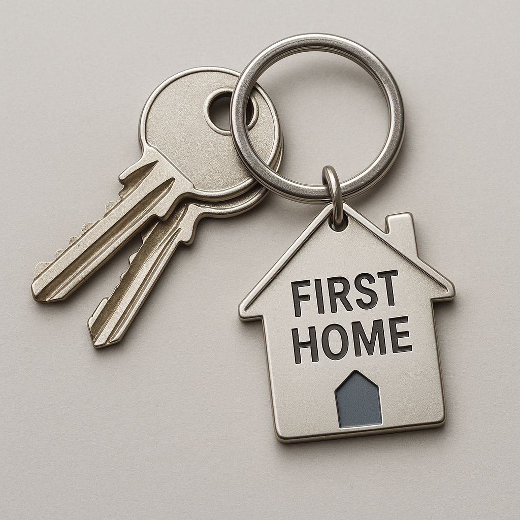 House keys symbolising first-time buyer mortgage approval with Agreement in Principle